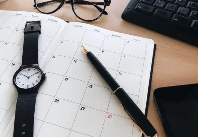 スケジュール帳